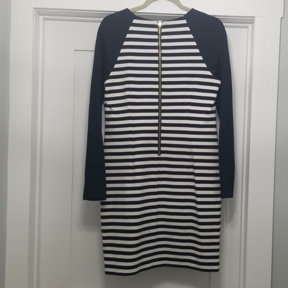 Michael Kors Navy and White striped mini dress - Picture 4 of 5